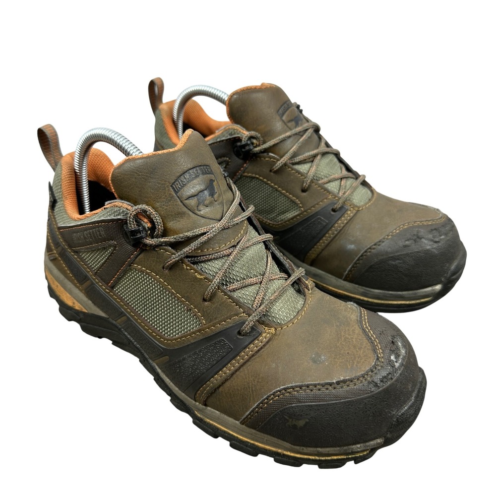Irish Setter Crosby Womens 9.5 Safety Toe Work Shoes Leather EH Slip Resistant